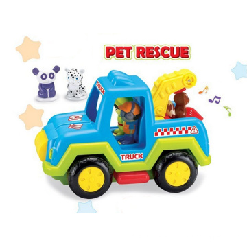 Plástico carro brinquedo pet resgate brinquedo de veículo elétrico (h0037150)